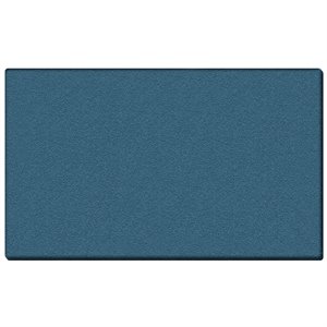 Pemberly Row Vinyl 4' x 12' Wrapped Edge Bulletin Board in Ocean Blue