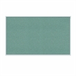 Pemberly Row Vinyl 4' x 6' Bulletin Board with Aluminum Frame in Stone