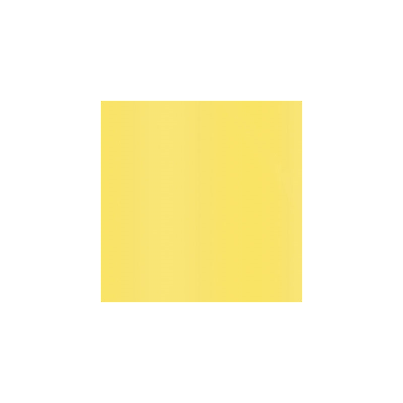 Pemberly Row Low Profile Circular Glass Dry Erase Board Non-Magnetic in Yellow