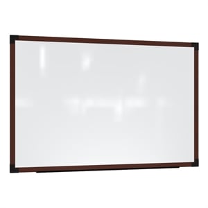 Pemberly Row Wall Whiteboard Magnetic Carmel Oak Frame 2 x 3ft