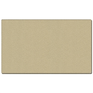 Pemberly Row Vinyl 4' x 5' Wrapped Edge Bulletin Board in Caramel
