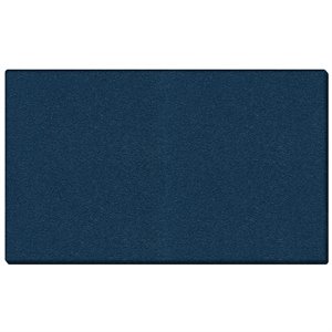 Pemberly Row Vinyl 4' x 10' Wrapped Edge Bulletin Board in Navy