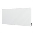 Pemberly Row Glass 4' x 8' Board with Radius Corners in Frosted Black
