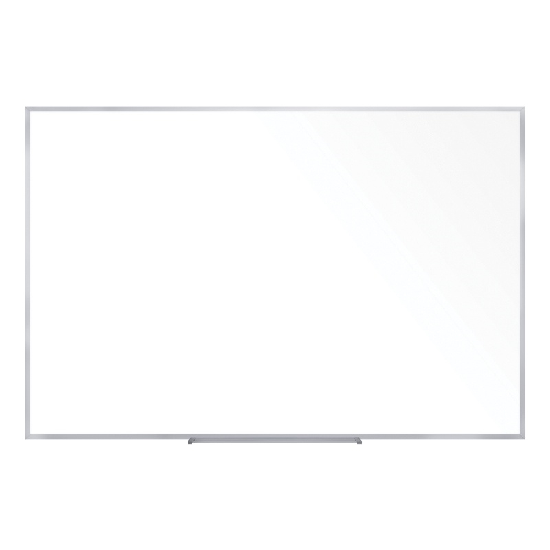 Pemberly Row Whiteboard w/Aluminum Frame - Non-Magnetic - 4ft H x 7ft 4