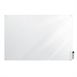 Pemberly Row Glass 2' x 3' Board with Radius Corners in Frosted Black
