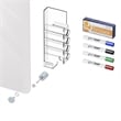 Pemberly Row Glass 3' x 4' Board with Radius Corners in White Back