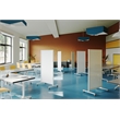 Pemberly Row Mobile Porcelain Whiteboard - Magnetic - 75