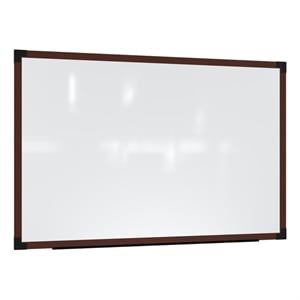 Pemberly Row Wall Whiteboard Magnetic Carmel Oak Frame 3 x 4ft