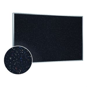 Pemberly Row Rubber Bulletin Board with Aluminum Frame 2 x 3ft