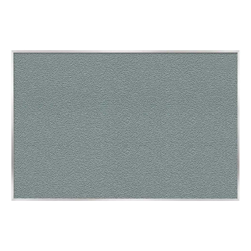 Pemberly Row Bulletin Board - Satin Aluminum Frame - 4ft H x 7ft 4