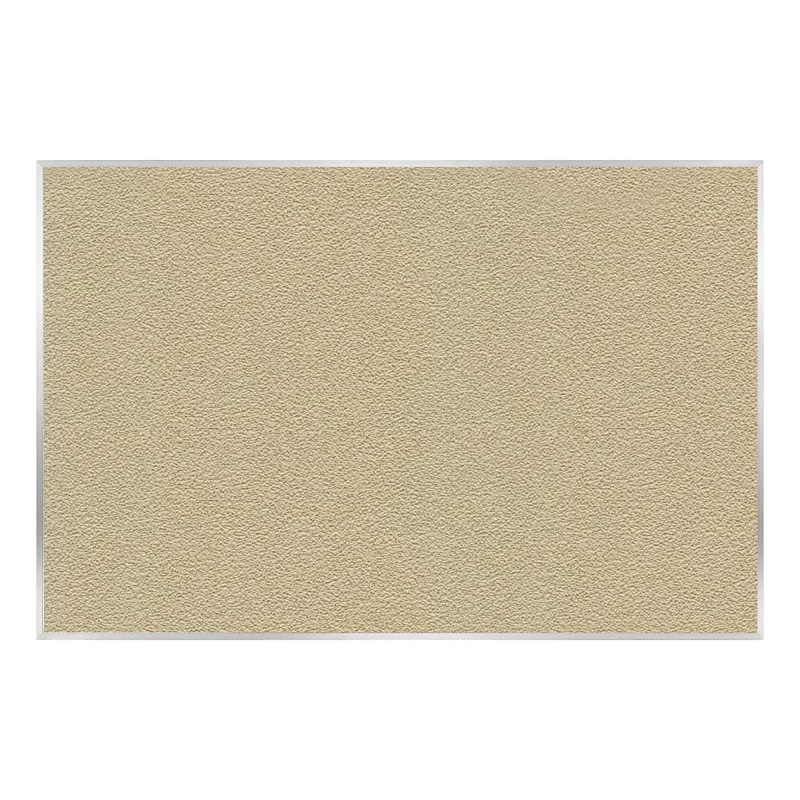 Pemberly Row Bulletin Board - Satin Aluminum Frame - 4ft H x 7ft 4