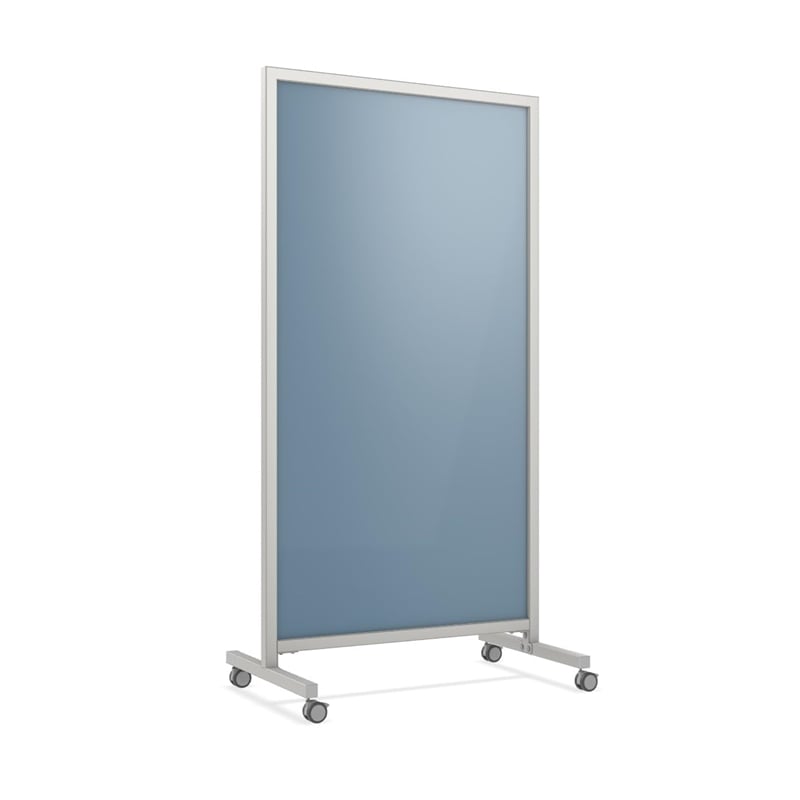 Pemberly Row Mobile Glassboard - Non-Magnetic - 75