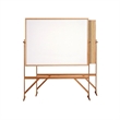 Pemberly Row Wood 3' H x 4' W Reversible Magnetic Whiteboard in Natural