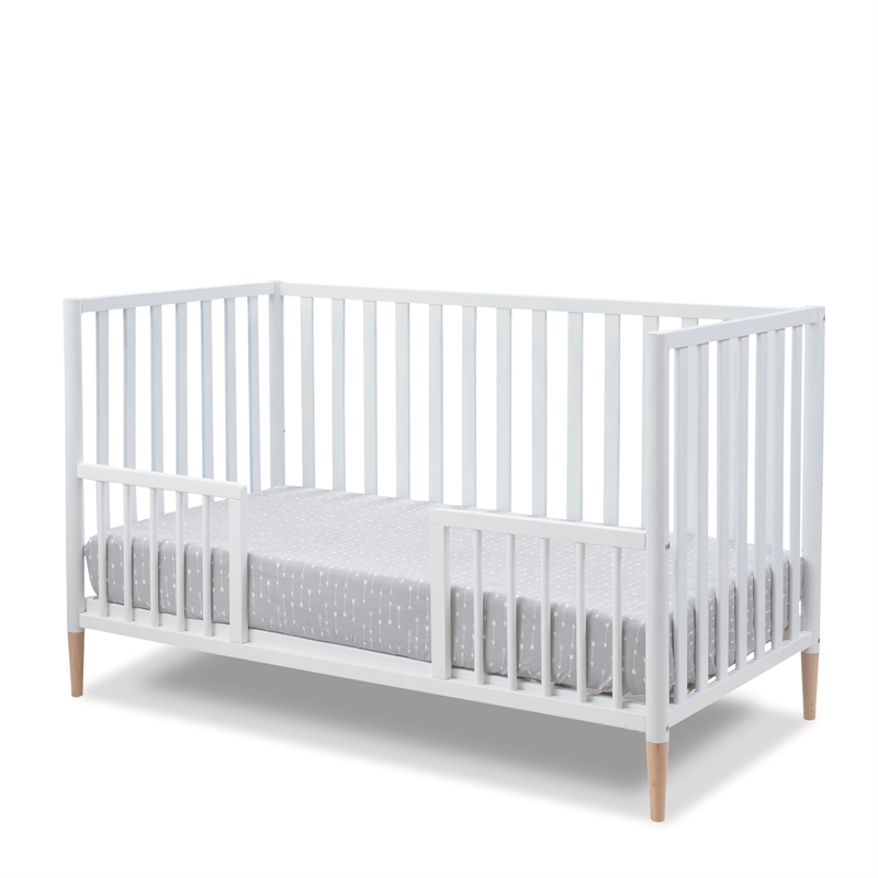 Pemberly Row Set of 2 3-in-1 Convertible Crib & Mattress Foam