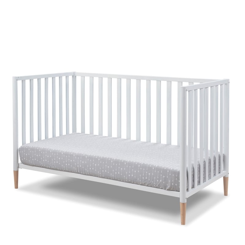 Pemberly Row Set of 2 3-in-1 Convertible Crib & Mattress Foam