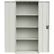 Pemberly Row Welded Metal Storage Cabinet 4 Shelves 15