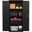 Pemberly Row Welded Metal Storage Cabinet 4 Shelves 15