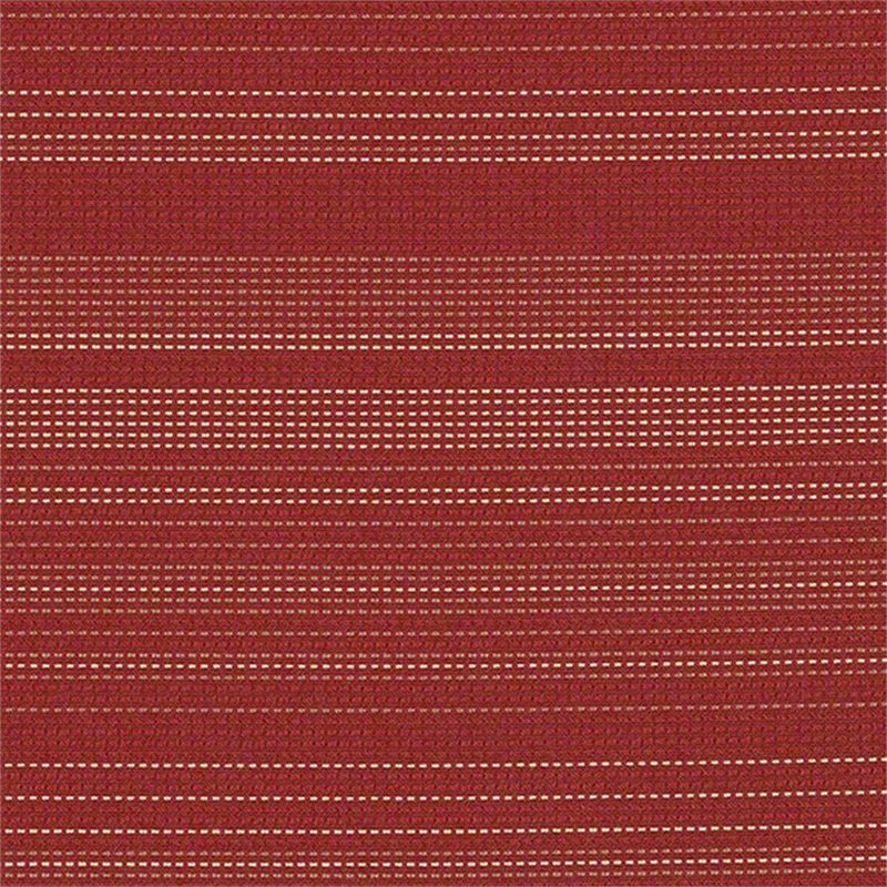 Pemberly Row Fabric Seat Cushion for 20-in Deep Pedestal in Heat Wave/Red