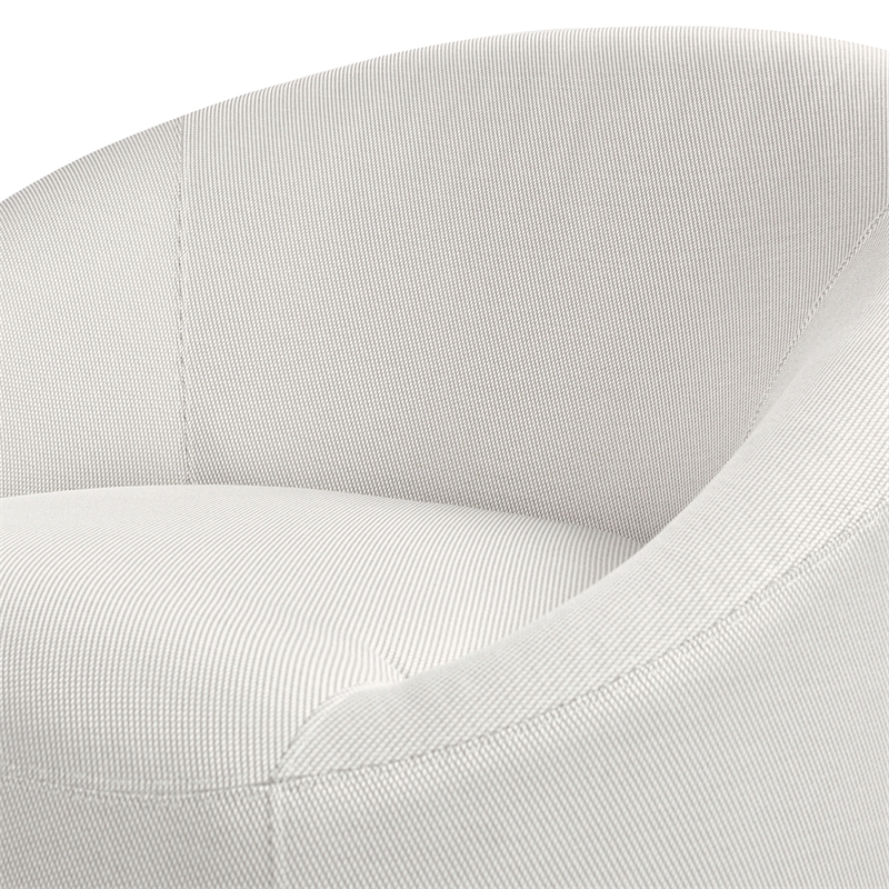 Pemberly Row 2Pc Upholstered Woven Patio Armchair Set with Ottoman - Wheat Beige
