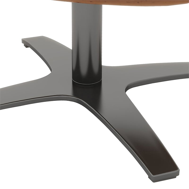 Pemberly Row Contemporary Genuine Leather Footstool Ottoman in White