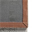 Pemberly Row 5' x 6.5' Abstract Stone Area Rug in Gray and Orange