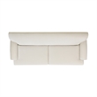Pemberly Row Contemporary 2-Cushion Tightback Sofa in French Beige