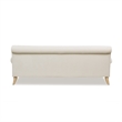 Pemberly Row Contemporary 2-Cushion Tightback Sofa in French Beige