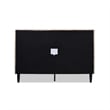 Pemberly Row Contemporary Queen Upholstered Platform Bed in Mink Beige