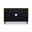 Pemberly Row Queen Tufted Headboard Platform Bed in Olive Green Velvet