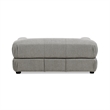 Pemberly Row Upholstered Small to Medium Pet Bed in Uptown Gray Velvet