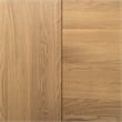 Pemberly Row Solid Oak 7-Piece Extendable Dining Set in Natural Brown