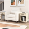 Pemberly Row End Table Set of 2 in Natural Elm Engineered Wood