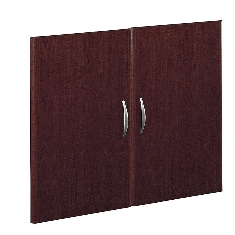Pemberly Row Half Height Door Kit 2 Doors in Mahogany Engineered Wood