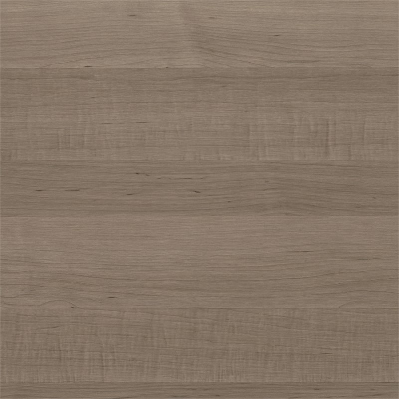 Pemberly Row Contemporary Small Storage Cabinet with Doors in Ash Gray