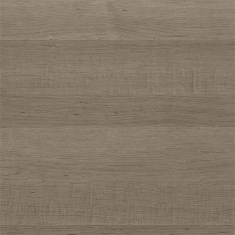 Pemberly Row Tall Storage Cabinet with Doors and Shelves in Ash Gray