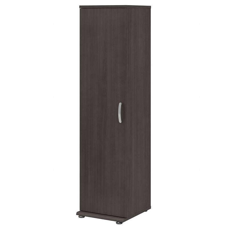 Pemberly Row 16W x 17D x 62H Narrow Garage Storage Cabinet in Storm Gray