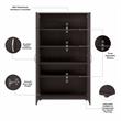 Pemberly Row 36W x 17D x 62H Tall Clothing Storage Cabinet in Storm Gray