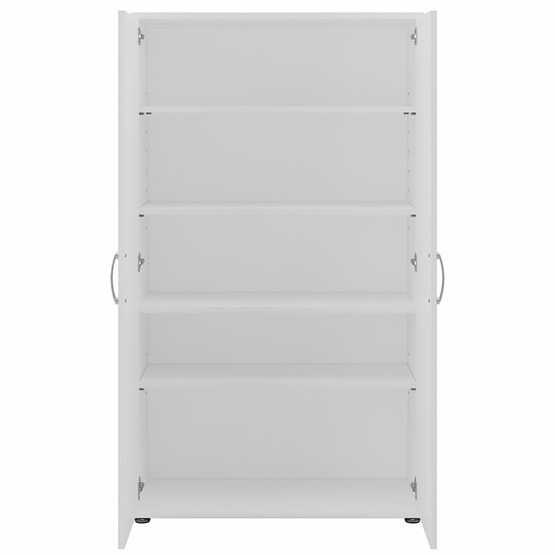 Pemberly Row 36W x 17D x 62H Tall Clothing Storage Cabinet in White