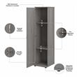 Pemberly Row 16W x 17D x 62H Narrow Garage Storage Cabinet in Platinum Gray