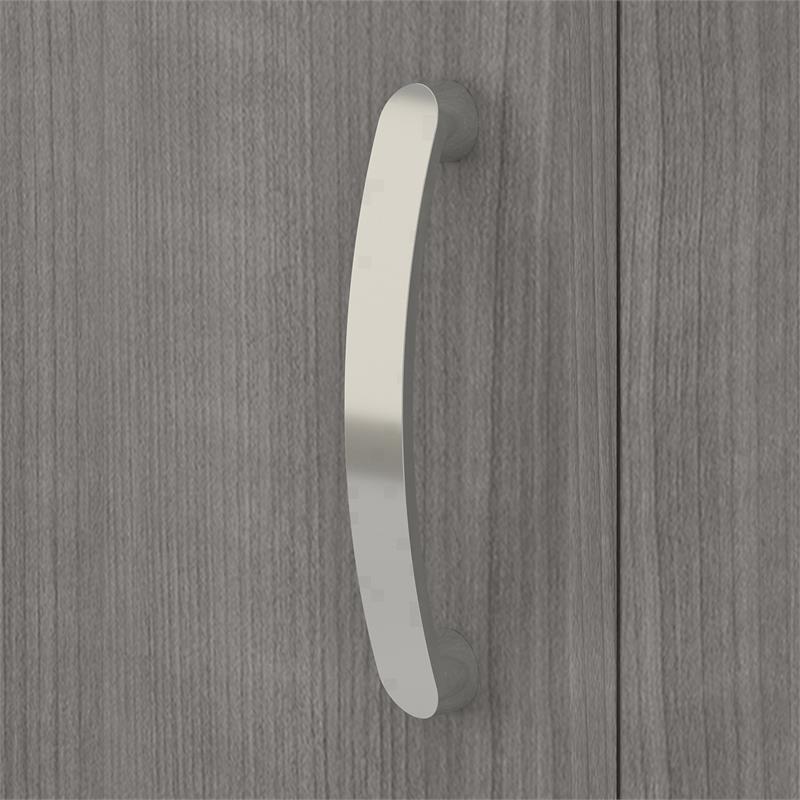 Pemberly Row 16W x 17D x 62H Narrow Garage Storage Cabinet in Platinum Gray