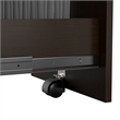 Pemberly Row Cubicle Storage Set with File Cabinet in Mocha Cherry