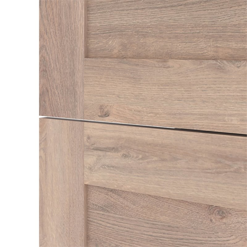 Pemberly Row 3 Drawer Set for 25W Closet Organizer in Rustic Brown