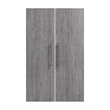 Pemberly Row 2 Door Set for 25W Closet Organizer in Bark Gray