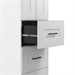 Pemberly Row 25W Wardrobe With Doors Drawers and Shelves in White