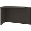 Pemberly Row Desk Return With Wire Management in Bark Gray and Slate