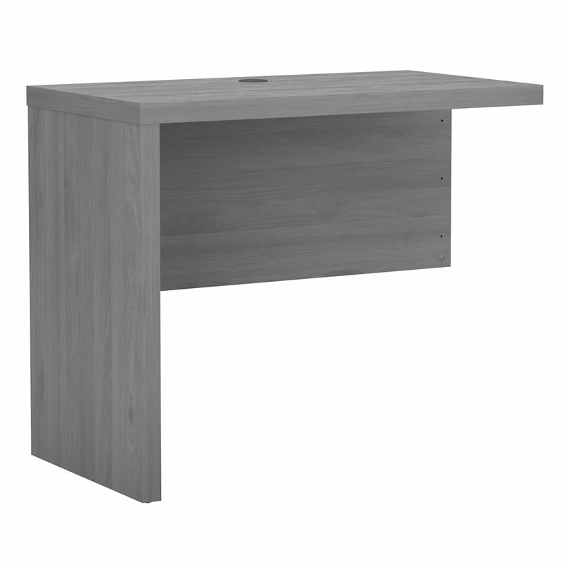 Pemberly Row 36W Desk Return With 200 lb. Capacity in Modern Gray