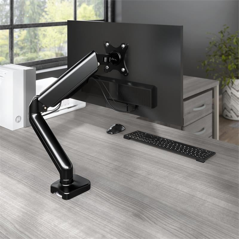 Pemberly Row Adjustable Monitor Arm With USB Port for 17 to 32 Inch Screens