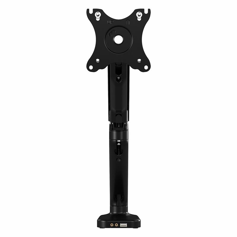 Pemberly Row Adjustable Monitor Arm With USB Port for 17 to 32 Inch Screens