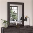 Pemberly Row 34W x 46H Bedroom Mirror With Safety Film in Charcoal Gray