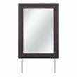 Pemberly Row 34W x 46H Bedroom Mirror With Safety Film in Charcoal Gray